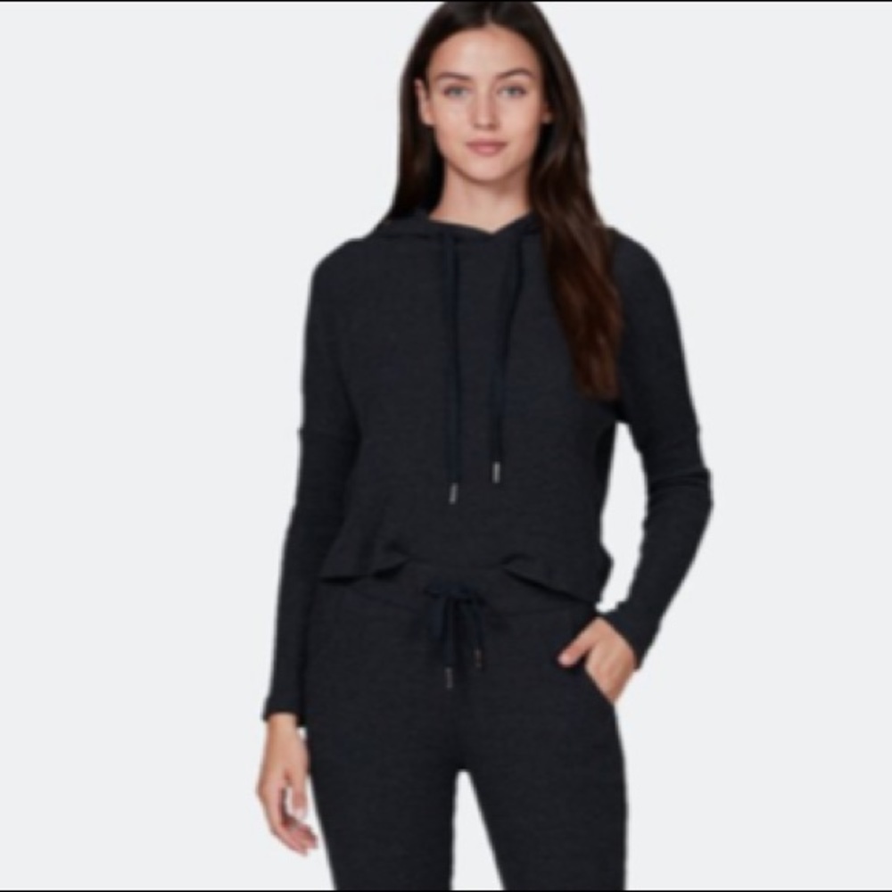 Bari Hoodie In Charcoal 
LETT